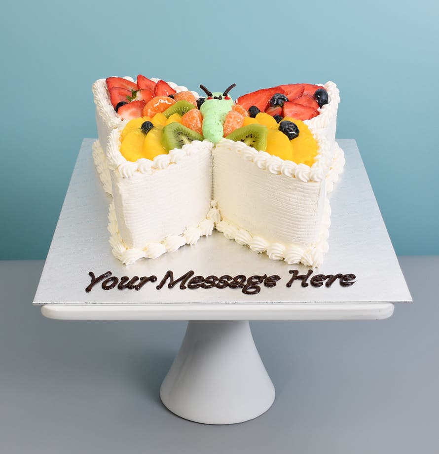 Fruity Flutter Butterfly Cake