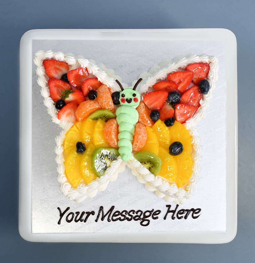 Fruity Flutter Butterfly Cake