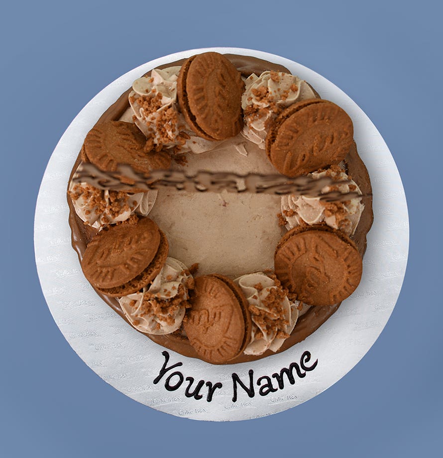 Caramel Crunch Speculoos Drip Tall Cake