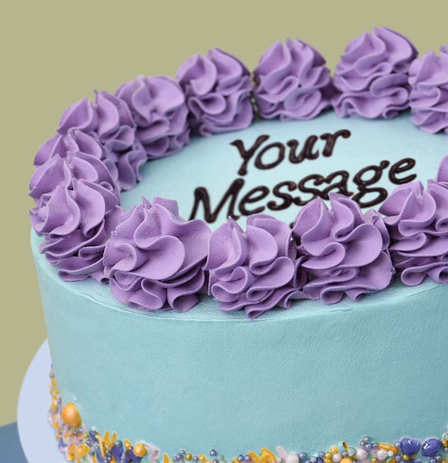 Galaxy Sprinkles Cake