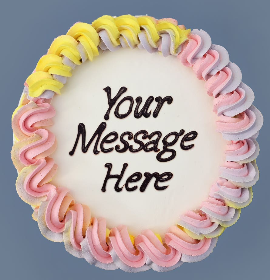 Vanilla Rainbow Sprinkles Cake