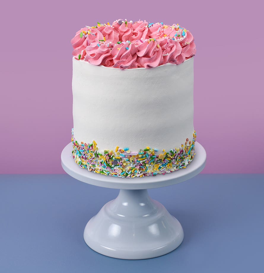 Rainbow Sprinkle Tall Cake