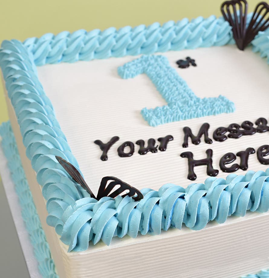 Customised Number Cake