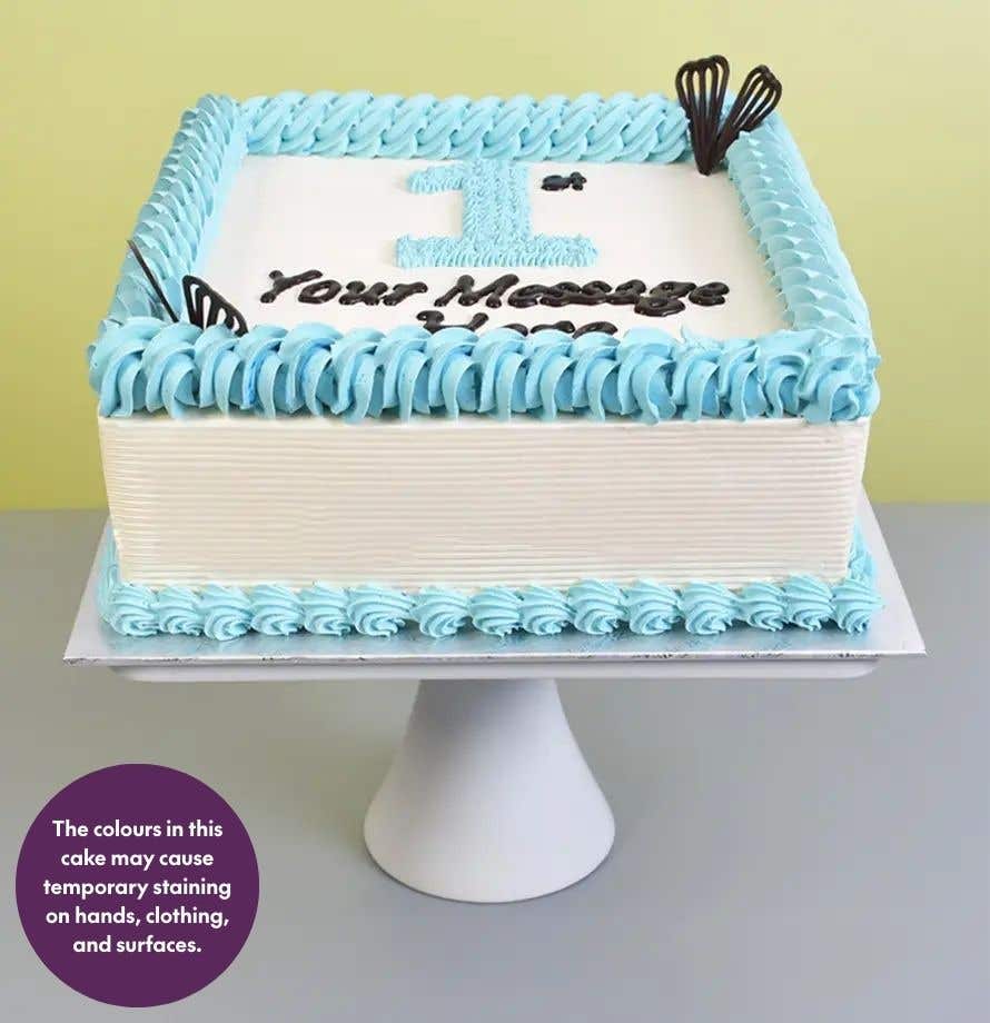 Customised Number Cake