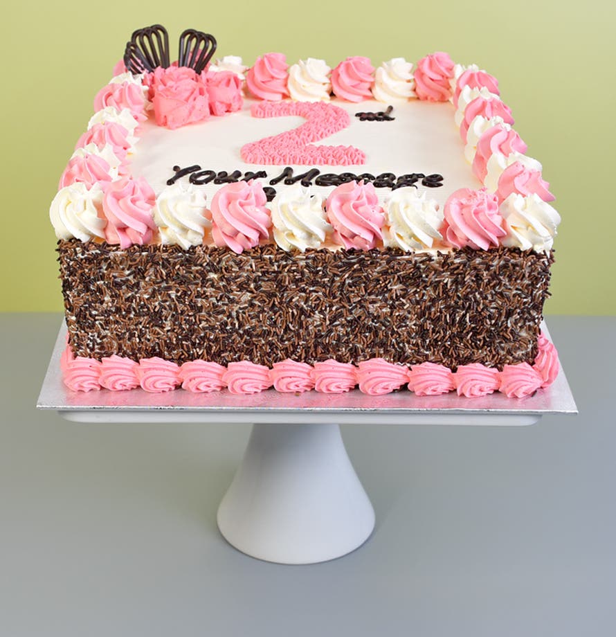 Sprinkles Customised Number Cake