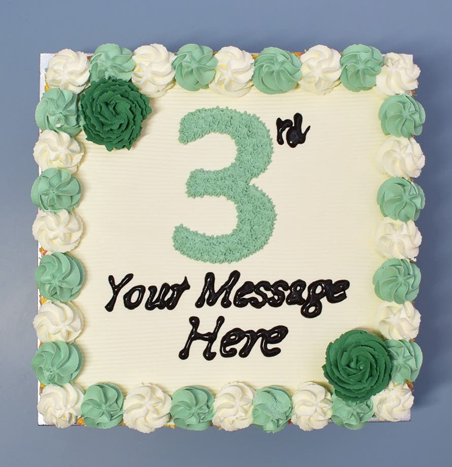 Classic Birthday Number Cake