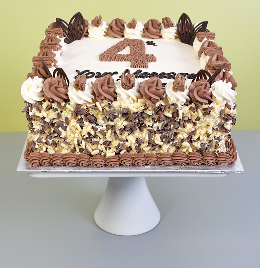 Flake Customised Number Cake