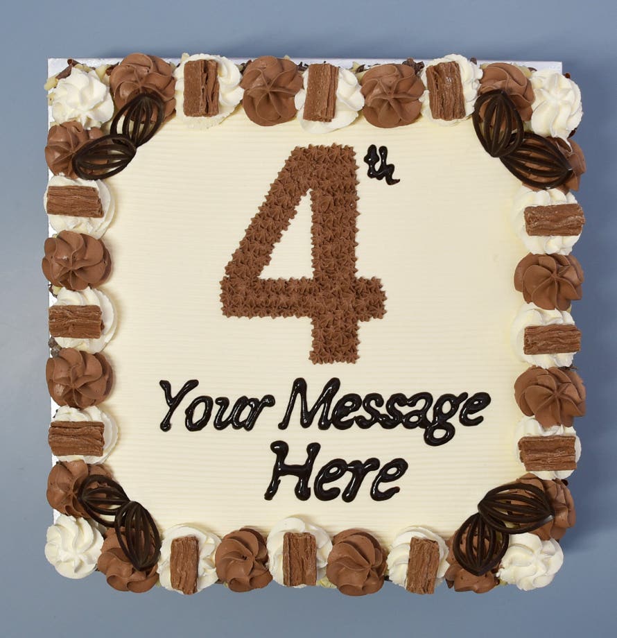 Flake Customised Number Cake