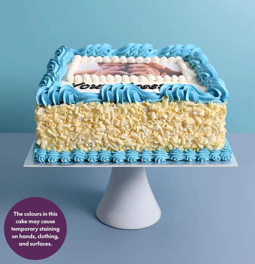 Gâteau Photo Thème Chocolat au Lait