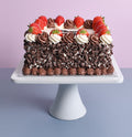Strawberry Chocolate Curls Square