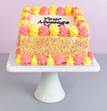 Yellow and Pink Rainbow Sprinkles