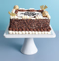 Chocolate Curl and Hazelnut Topper