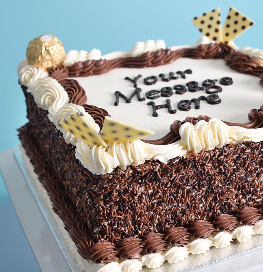 Chocolate Curl and Hazelnut Topper