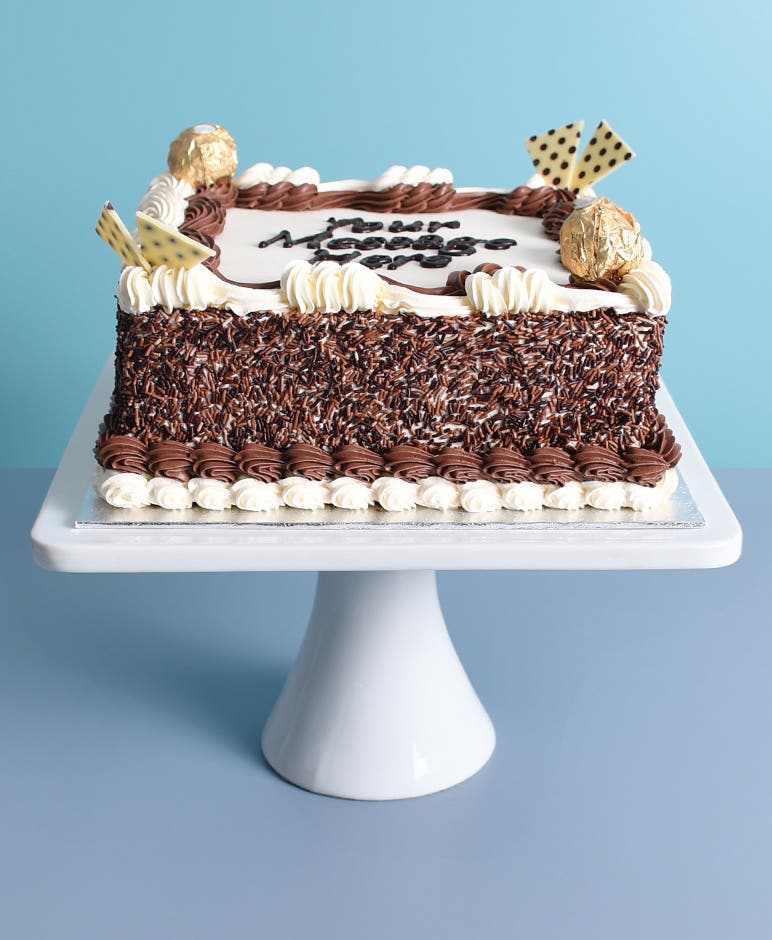 Chocolate Curl and Hazelnut Topper