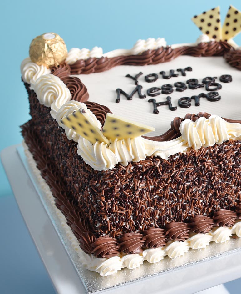 Chocolate Curl and Hazelnut Topper