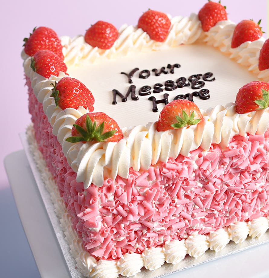 Strawberry Curl Cake