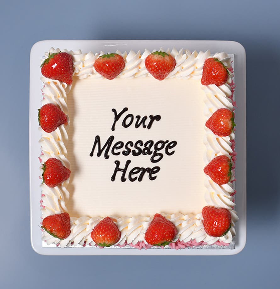 Strawberry Curl Cake