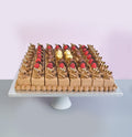 Plateau de fête de chocolats de luxe
