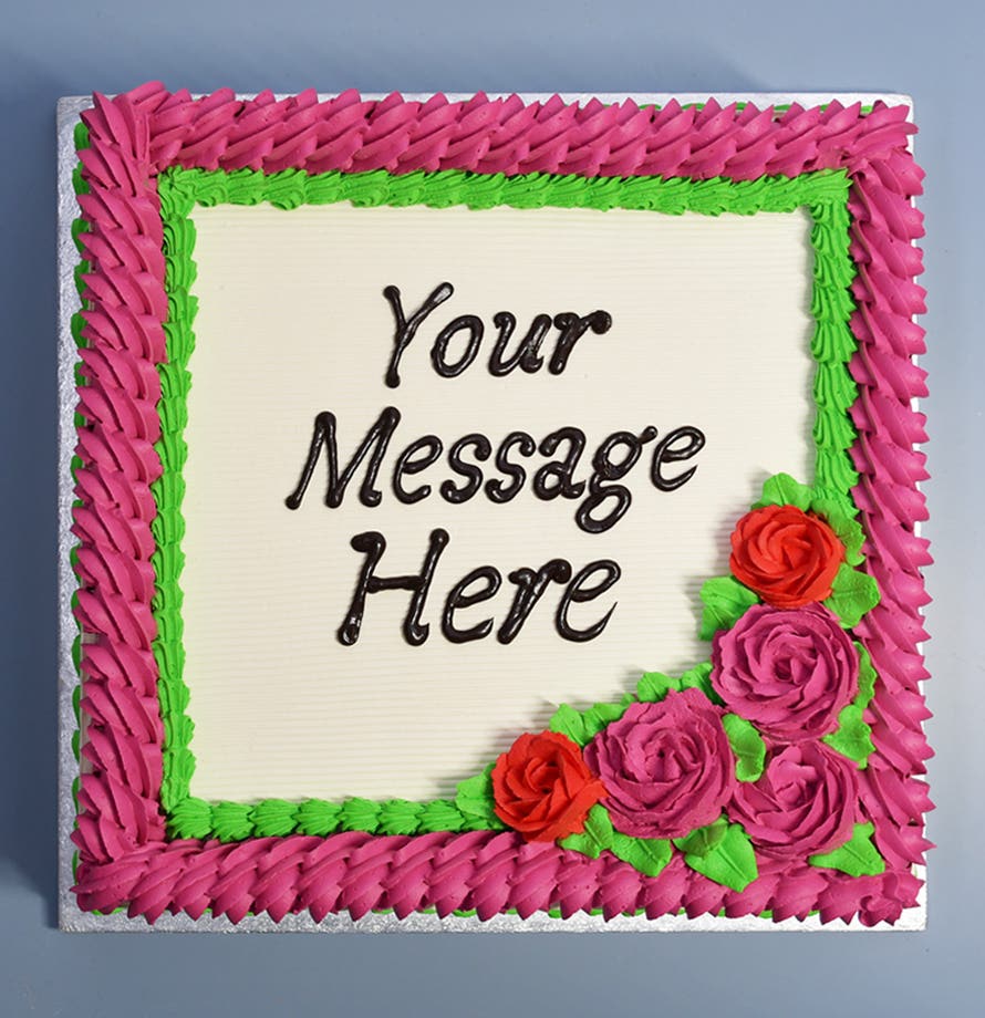 Pink & Green Mendi Flowers