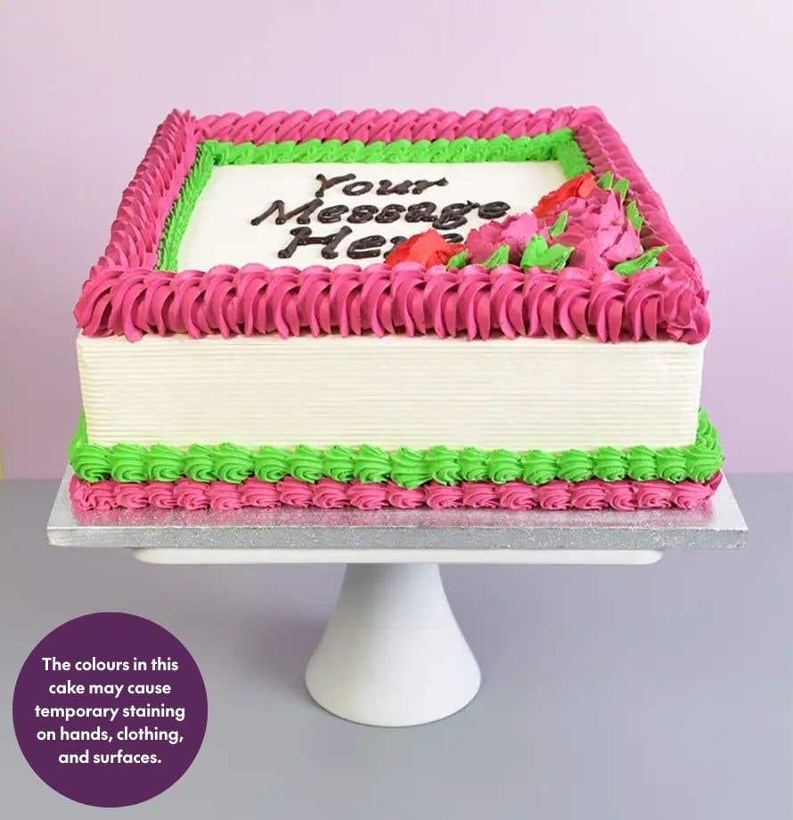 Pink & Green Mendi Flowers
