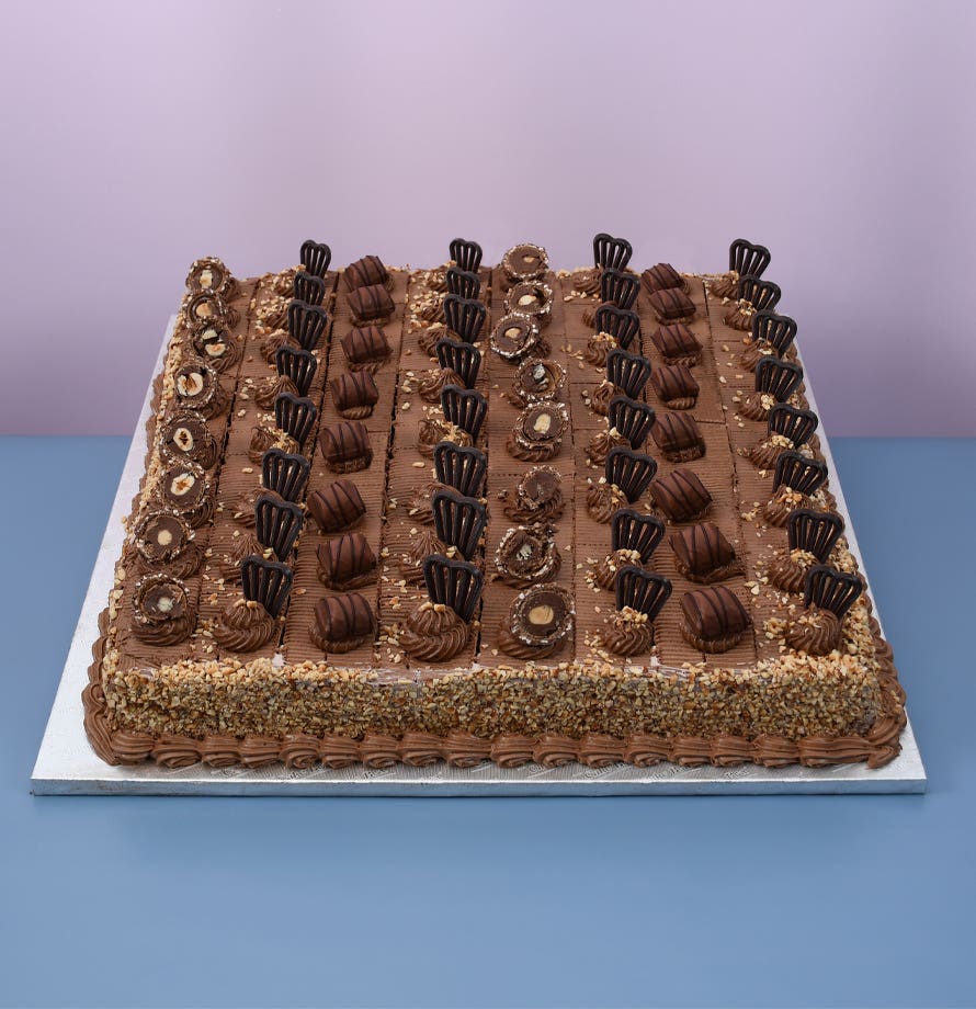 Plateau de fête croquant aux noisettes