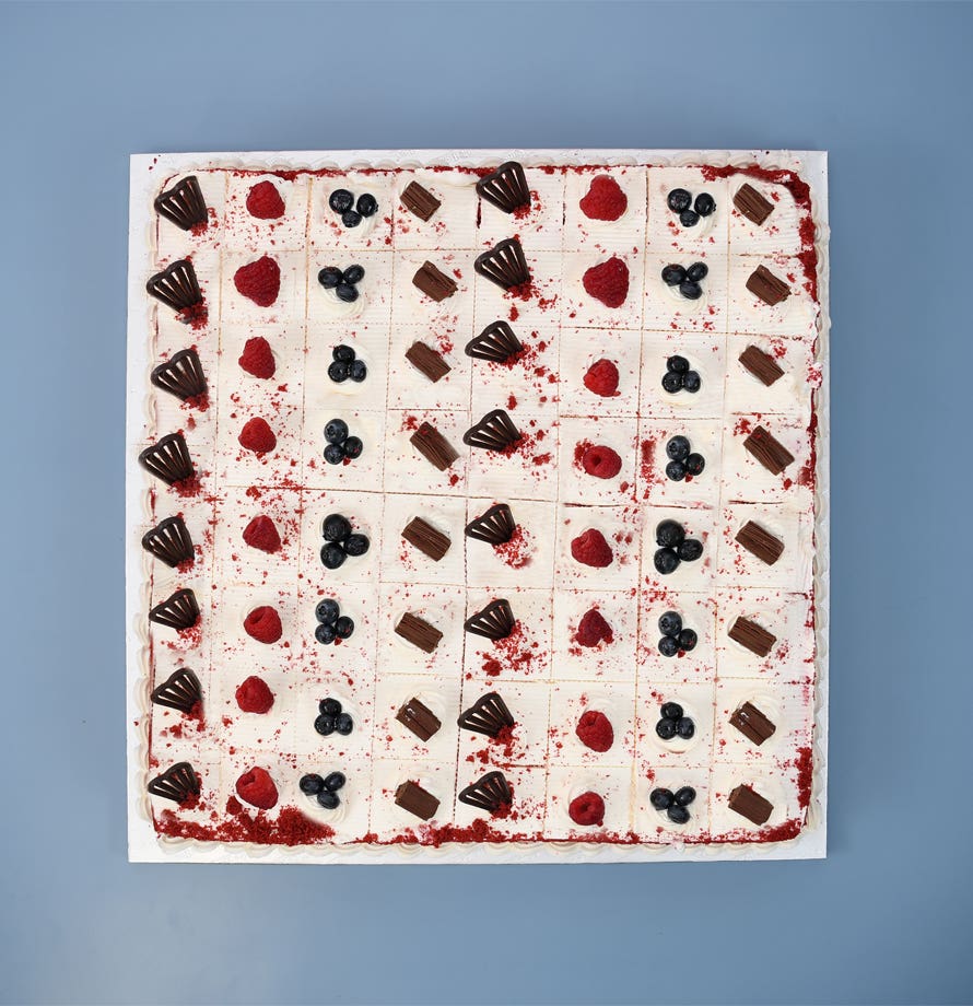 Plateau de fête Red Velvet