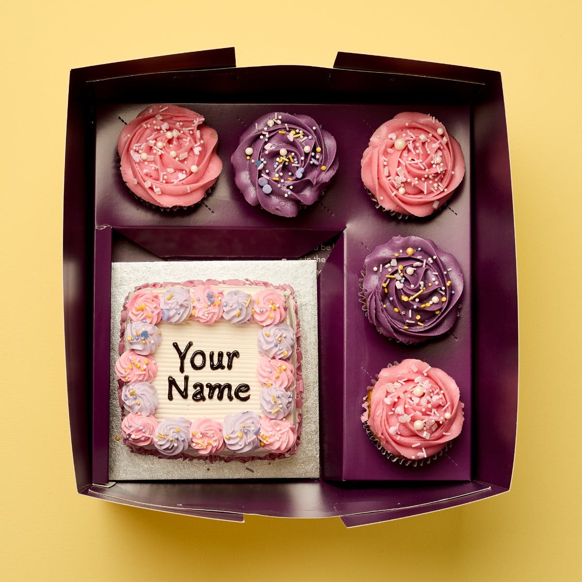 Pastel Sprinkles Bento Cake