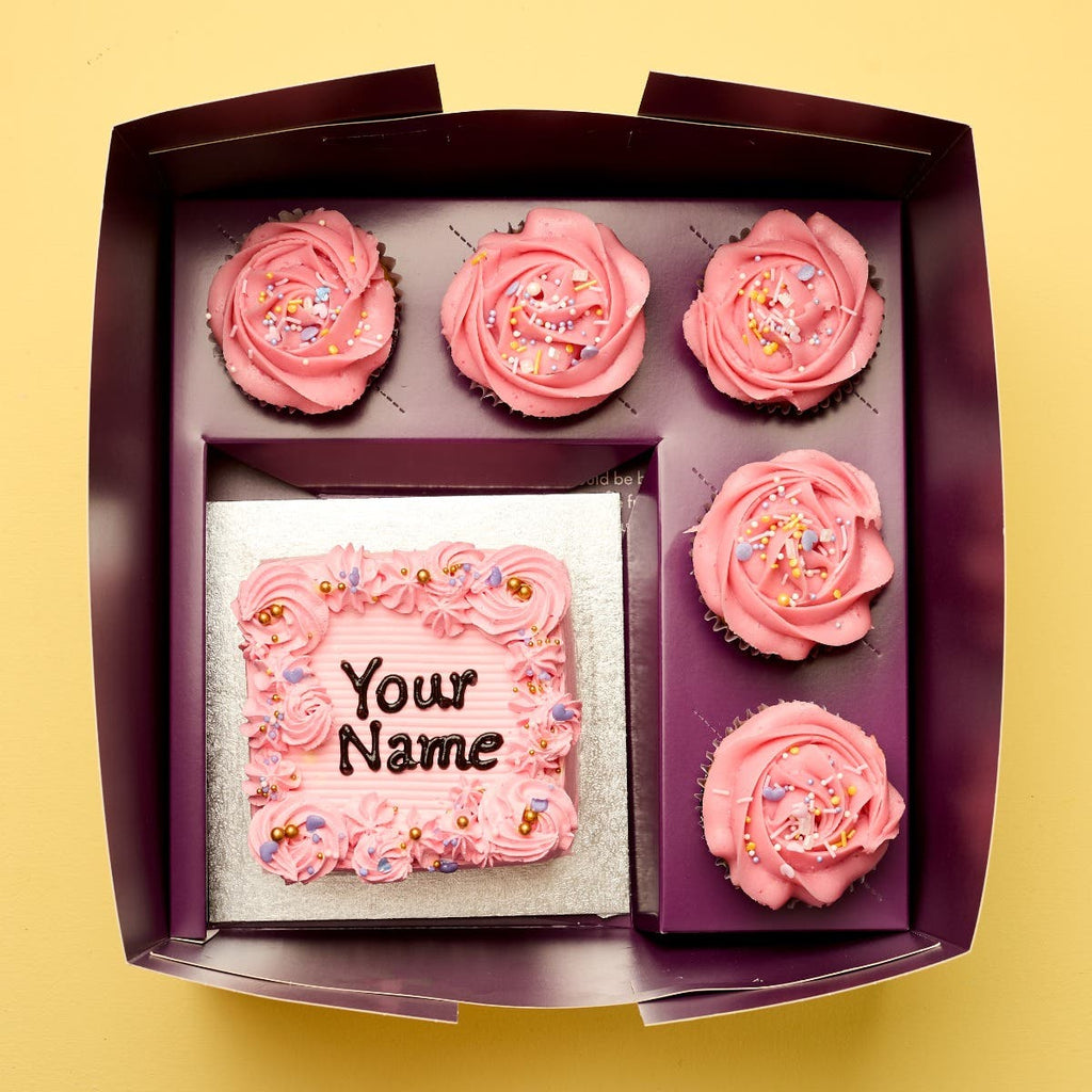 Pink Sparkle Bento Cake