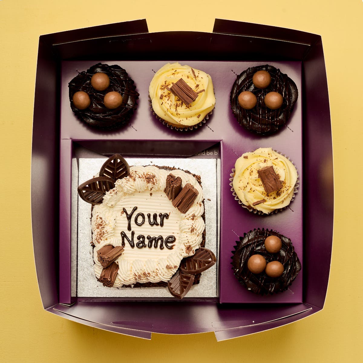 Chocolate Flake Bento Cake
