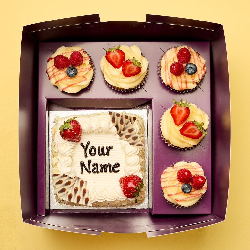 Vanilla Berry Bento Cake