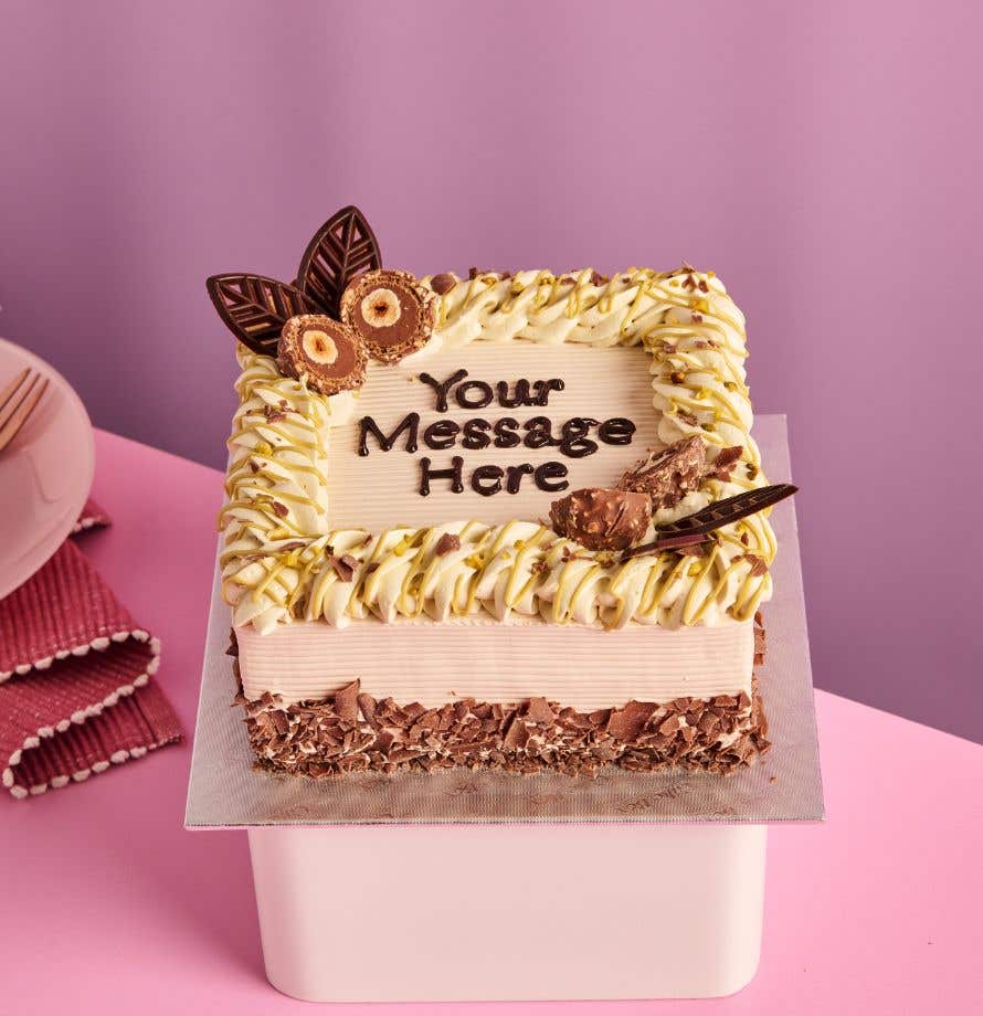 Pistachio Tiramisu Square Cake