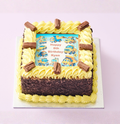 Construction Themed Photo Cake