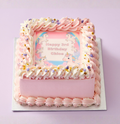Gâteau photo thème Licorne